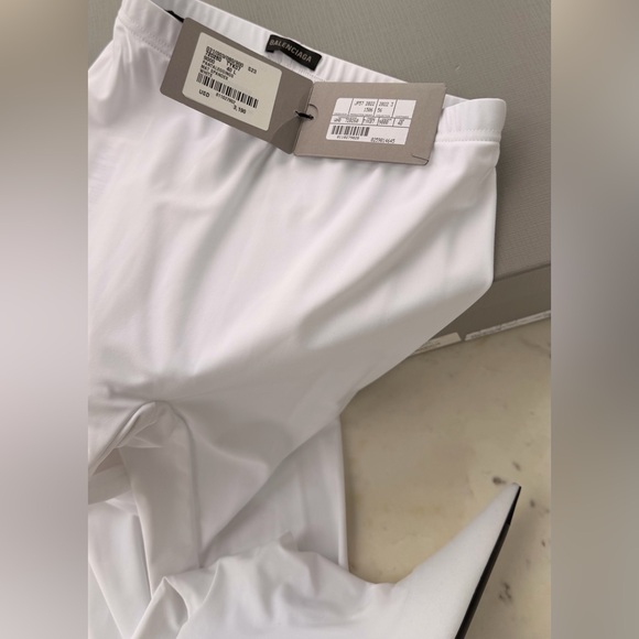 Balenciaga White Balenciaga Knife Pantaleggings 110mm Boots - Picture 5 of 9